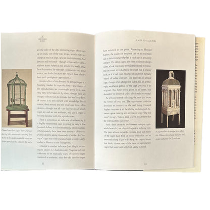 THE BIRDCAGE BOOK: ANTIQUE BIRDCAGES FOR THE CONTEMPORARY COLLECTOR (1992) by Leslie Garisto