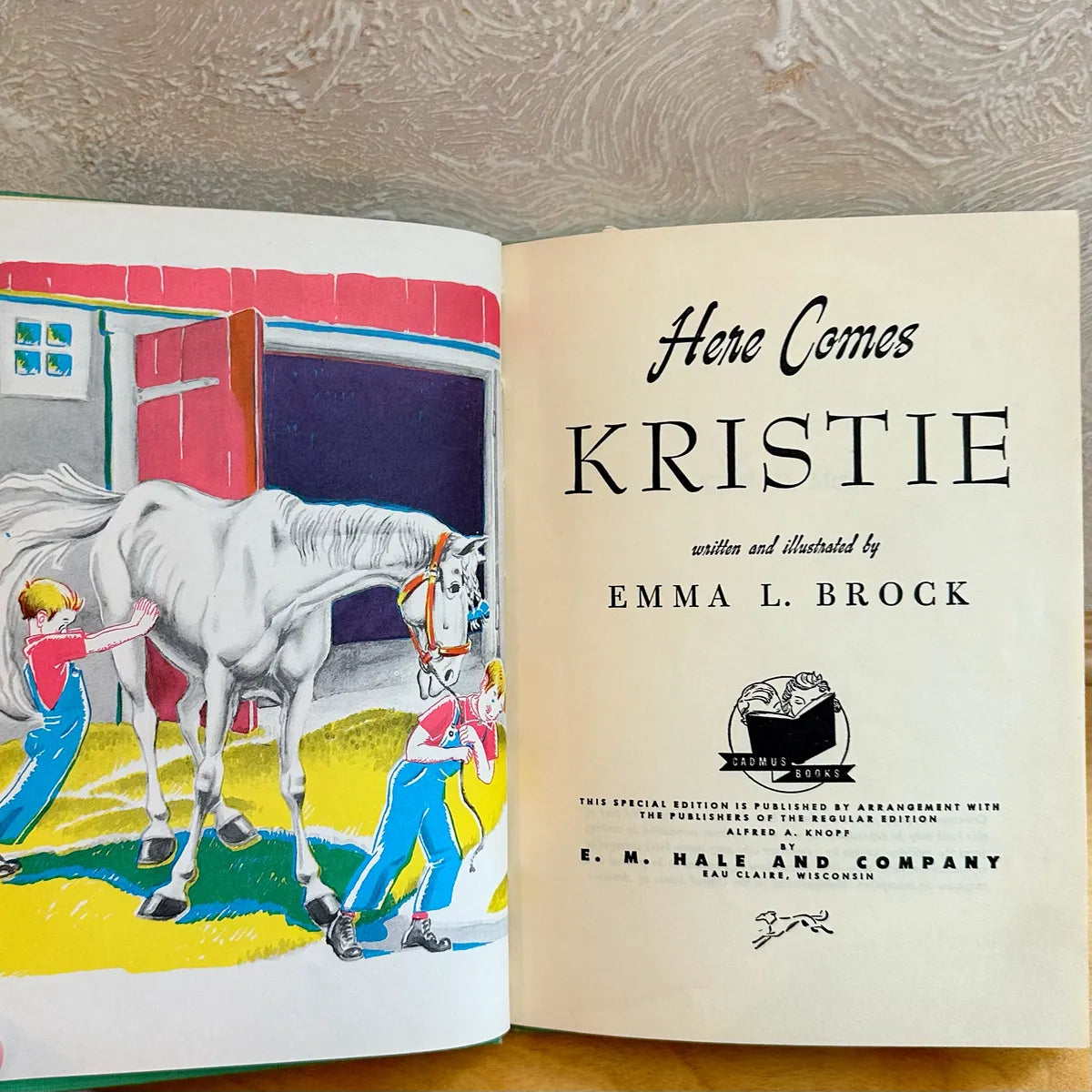 HERE COMES KRISTIE (1942) by Emma L. Brock