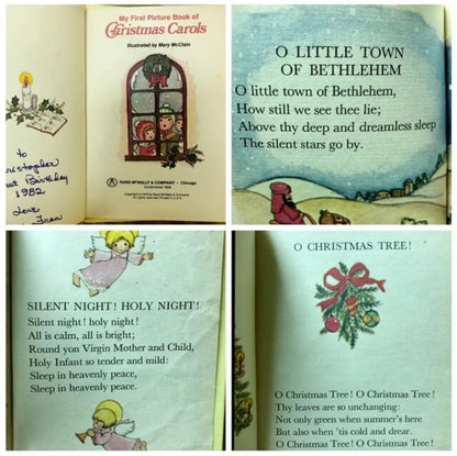 VINTAGE CHRISTMAS BOOK LOT (1960s, 1970s 1980s) - Three (3) Children’s Books