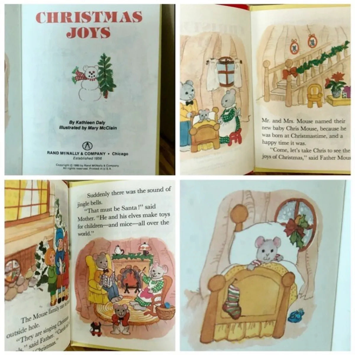 VINTAGE CHRISTMAS BOOK LOT (1960s, 1970s 1980s) - Three (3) Children’s Books